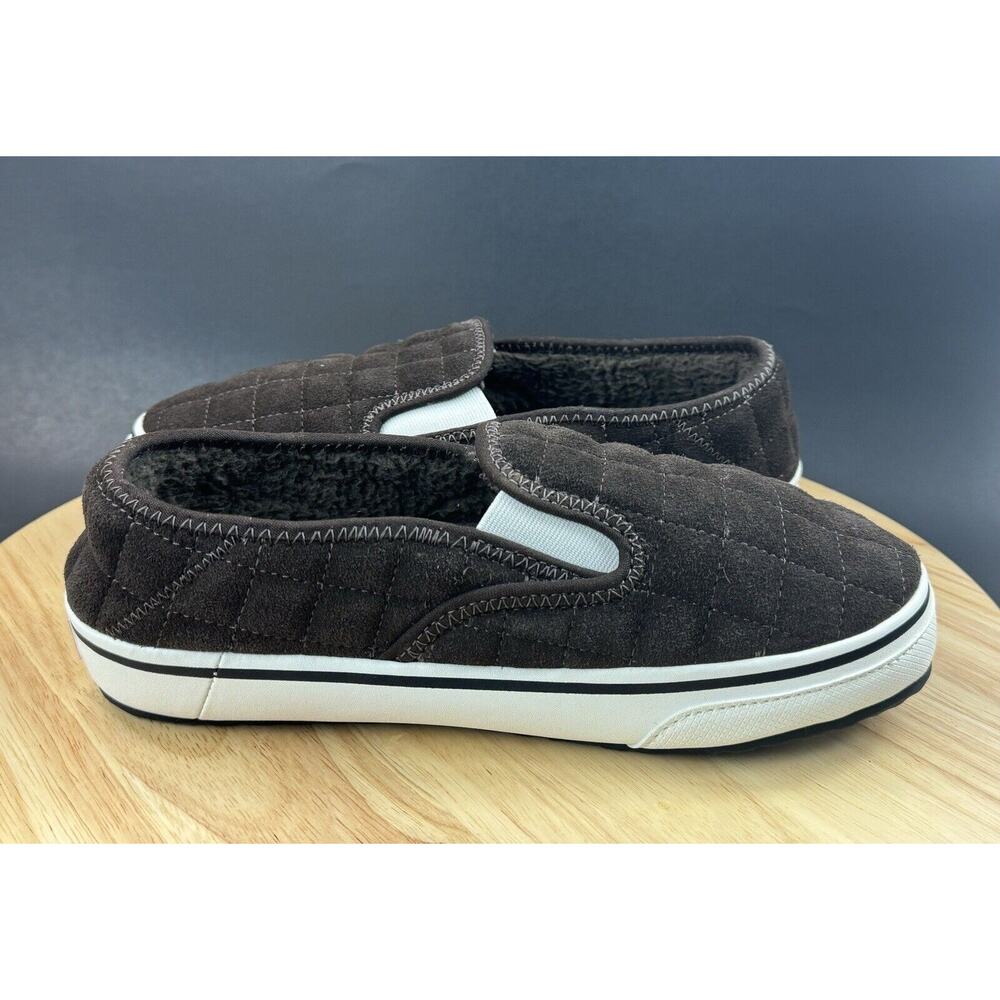 Vans Slip-Er 2 Slip-On Loafer Casual Shoe Slipper Brown Men Sz 7 Women 9 Suede - Picture 5 of 10